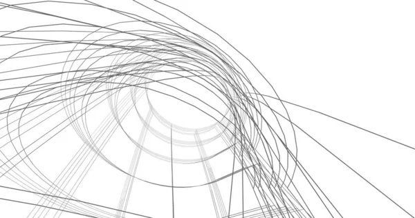 Abstrakcyjny Projekt Tapety Architektonicznej Cyfrowe Tło Koncepcyjne — Zdjęcie stockowe