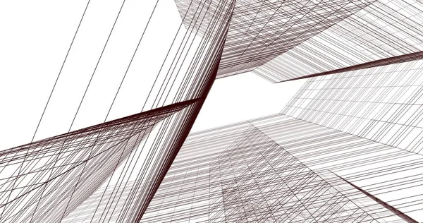 Wyłożona Tapeta Architektoniczna Tło Cyfrowe — Zdjęcie stockowe