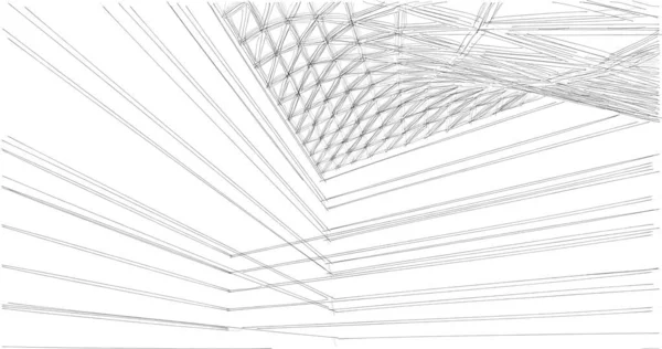 Abstrakcyjna Tapeta Architektoniczna Tło Cyfrowe — Zdjęcie stockowe