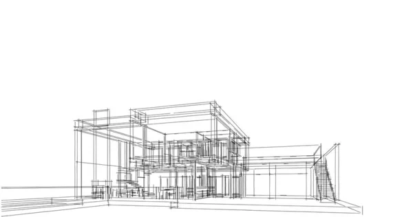 Wyłożona Tapeta Architektoniczna Tło Cyfrowe — Zdjęcie stockowe