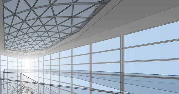 soyut mimari duvar kağıdı konsepti, dijital arkaplan