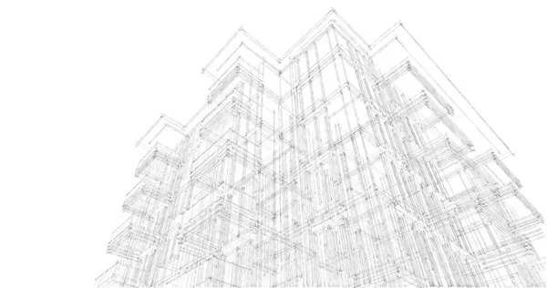 Lemované Architektonické Tapety Digitální Pozadí — Stock fotografie