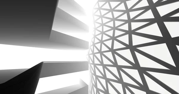 Abstract Architectural Wallpaper Digital Background — Stock Photo, Image