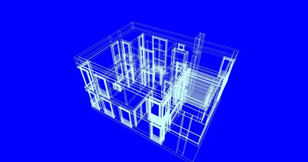 Lemované Architektonické Tapety Digitální Pozadí — Stock fotografie