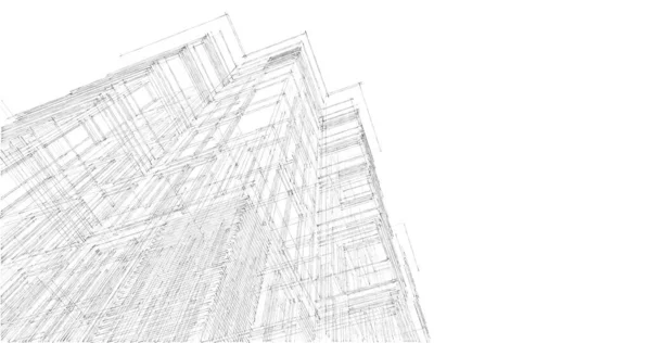 Абстрактные Архитектурные Обои Цифровой Фон — стоковое фото