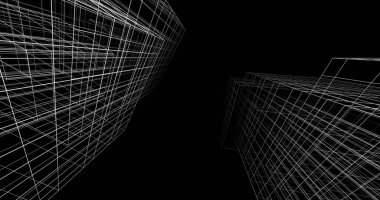 soyut mimari duvar kağıdı, dijital arkaplan