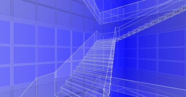 soyut mimari duvar kağıdı, dijital arkaplan