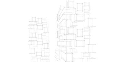 soyut mimari duvar kağıdı, dijital arkaplan