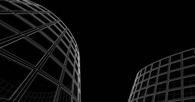 soyut mimari duvar kağıdı, dijital arkaplan