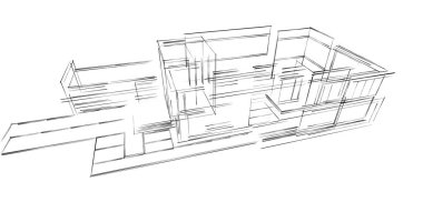 soyut mimari duvar kağıdı, dijital arkaplan
