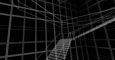 soyut mimari duvar kağıdı, dijital arkaplan