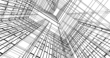 soyut mimari duvar kağıdı, dijital arkaplan