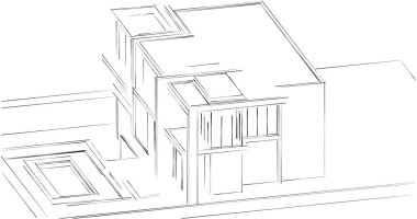 soyut mimari duvar kağıdı, dijital arkaplan