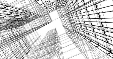 soyut mimari duvar kağıdı, dijital arkaplan