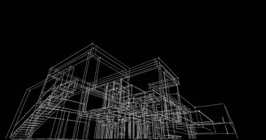 çizgili mimari duvar kağıdı, dijital arkaplan