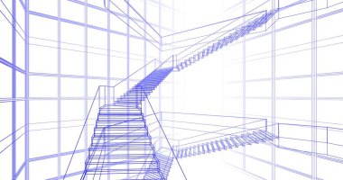 soyut mimari duvar kağıdı, dijital arkaplan