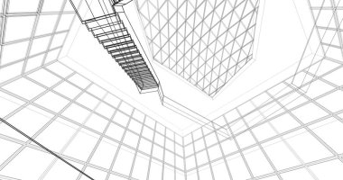 soyut mimari duvar kağıdı, dijital arkaplan