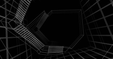 soyut mimari duvar kağıdı, dijital arkaplan