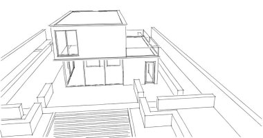 soyut mimari duvar kağıdı, dijital arkaplan