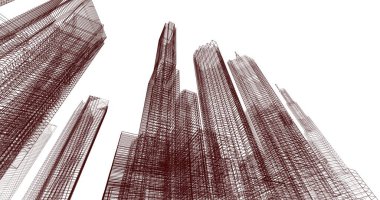 soyut mimari duvar kağıdı, dijital arkaplan