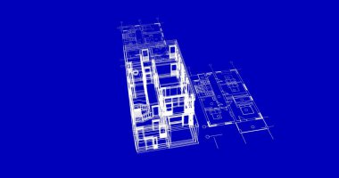 çizgili mimari duvar kağıdı, dijital arkaplan