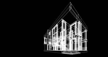 çizgili mimari duvar kağıdı, dijital arkaplan