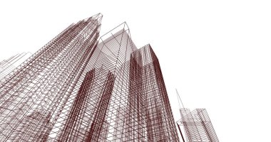 soyut mimari duvar kağıdı, dijital arkaplan