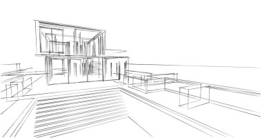 soyut mimari duvar kağıdı, dijital arkaplan