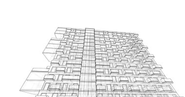 soyut mimari duvar kağıdı, dijital arkaplan