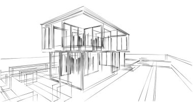 soyut mimari duvar kağıdı, dijital arkaplan