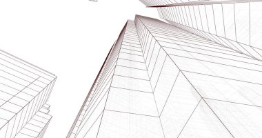 soyut mimari duvar kağıdı, dijital arkaplan