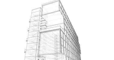 soyut mimari duvar kağıdı, dijital arkaplan