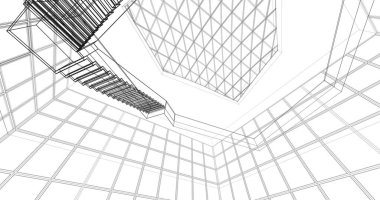 soyut mimari duvar kağıdı, dijital arkaplan