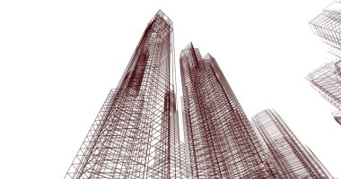 soyut mimari duvar kağıdı, dijital arkaplan