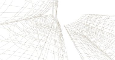 soyut mimari duvar kağıdı, dijital arkaplan