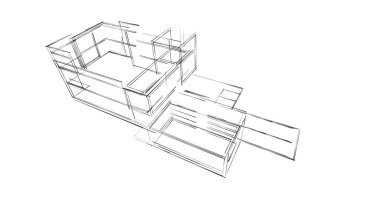 soyut mimari duvar kağıdı, dijital arkaplan