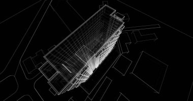 soyut mimari duvar kağıdı, dijital arkaplan