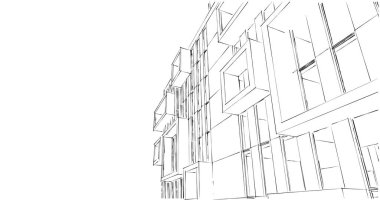 soyut mimari duvar kağıdı, dijital arkaplan