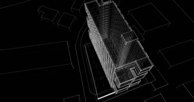 soyut mimari duvar kağıdı, dijital arkaplan