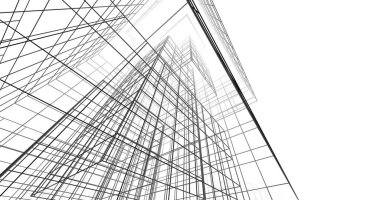 soyut mimari duvar kağıdı, dijital arkaplan