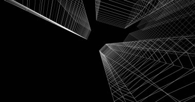 soyut mimari duvar kağıdı, dijital arkaplan