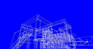 çizgili mimari duvar kağıdı, dijital arkaplan