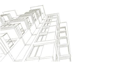 çizgili mimari duvar kağıdı, dijital arkaplan