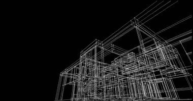 çizgili mimari duvar kağıdı, dijital arkaplan