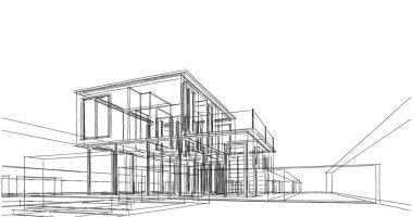 soyut mimari duvar kağıdı, dijital arkaplan