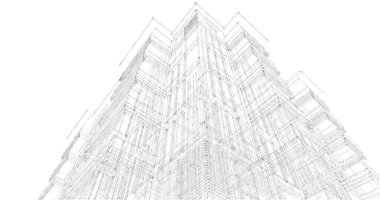 soyut mimari duvar kağıdı, dijital arkaplan