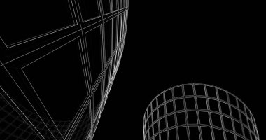 soyut mimari duvar kağıdı, dijital arkaplan