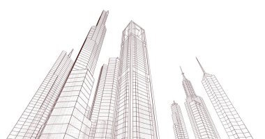 soyut mimari duvar kağıdı, dijital arkaplan