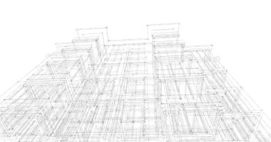 soyut mimari duvar kağıdı, dijital arkaplan