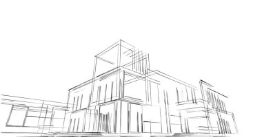 soyut mimari duvar kağıdı, dijital arkaplan